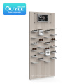 Ouyee morden display for optical shop eyewear display showcase design eyewear display rack wall